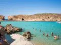Un día perfecto para nadar y disfrutar del sol en Malta. ¡Ideal para tu itinerario de qué ver en Malta en 5 días!