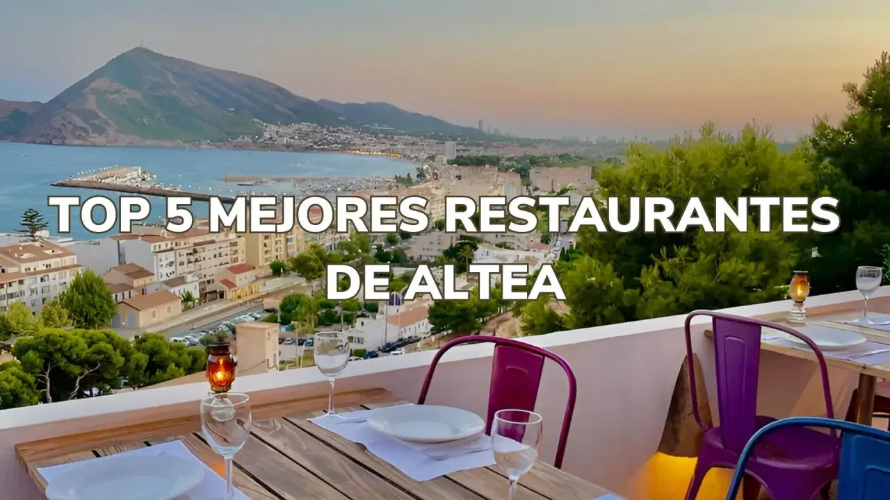 Terraza con vistas a Altea. Descubre dónde comer en Altea, con el top 5 de los mejores restaurantes.