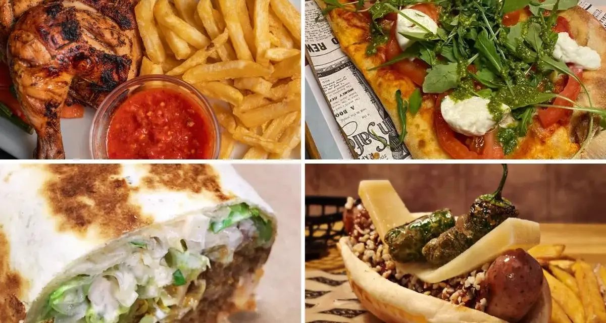 Pollo asado, pizza, burrito y hot dog. ¡Ideas para saber donde comer en Bilbao!