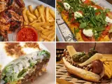 Pollo asado, pizza, burrito y hot dog. ¡Ideas para saber donde comer en Bilbao!
