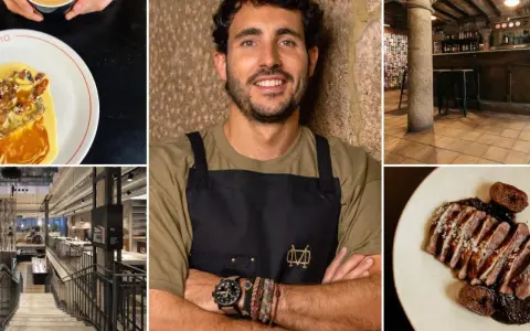 Chef sonriente y platos deliciosos: ideas para comer en Pontevedra.