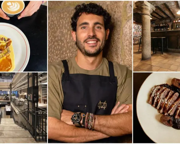 Chef sonriente y platos deliciosos: ideas para comer en Pontevedra.