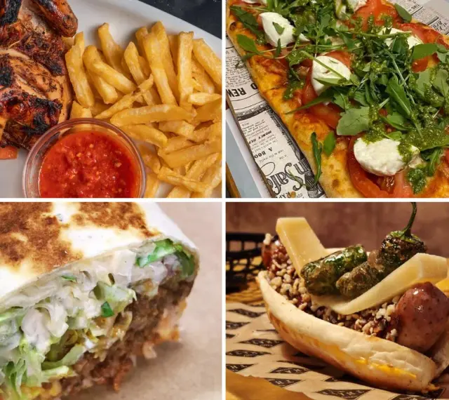 Pollo asado, pizza, burrito y hot dog. ¡Ideas para saber donde comer en Bilbao!