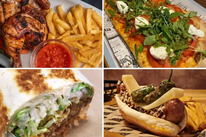 Pollo asado, pizza, burrito y hot dog. ¡Ideas para saber donde comer en Bilbao!