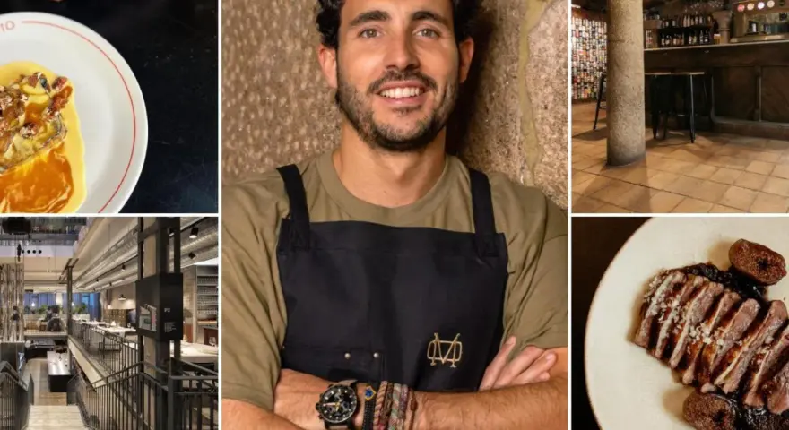 Chef sonriente y platos deliciosos: ideas para comer en Pontevedra.